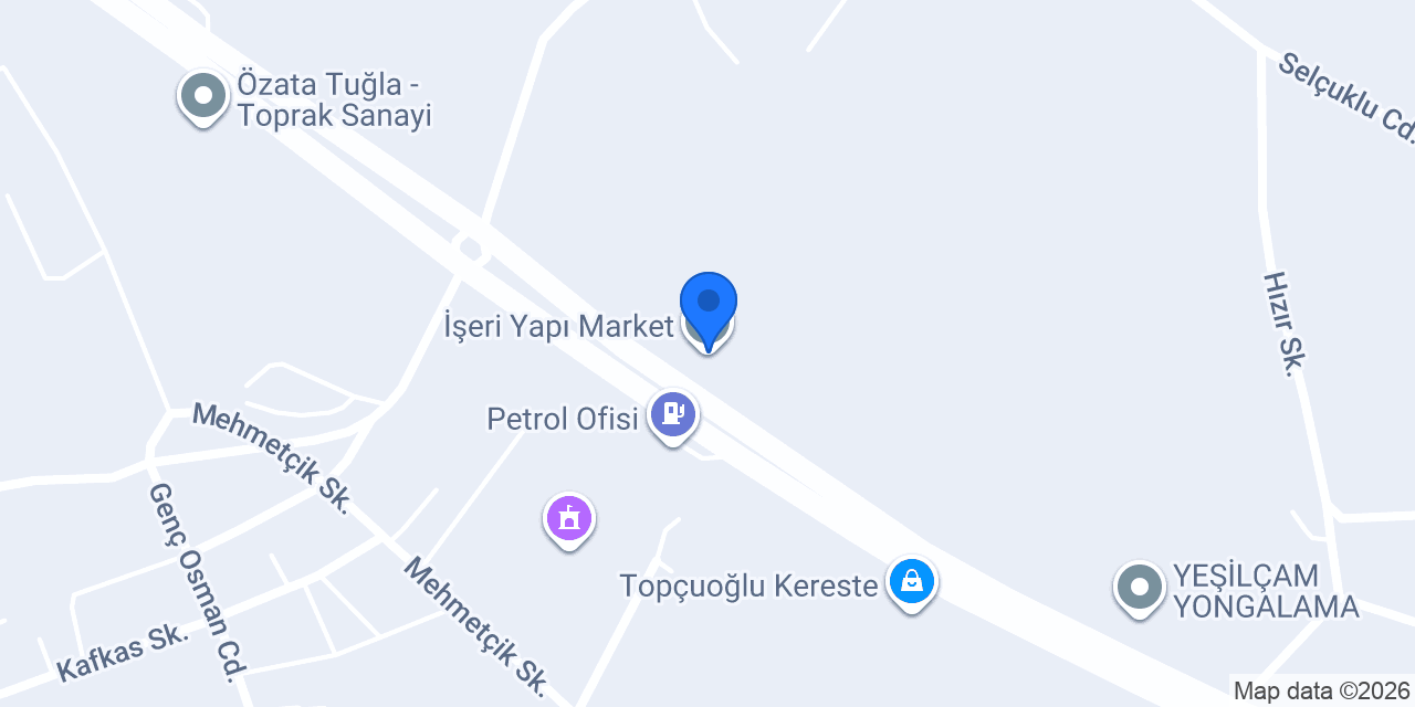 İşeri Yapı Market konumu