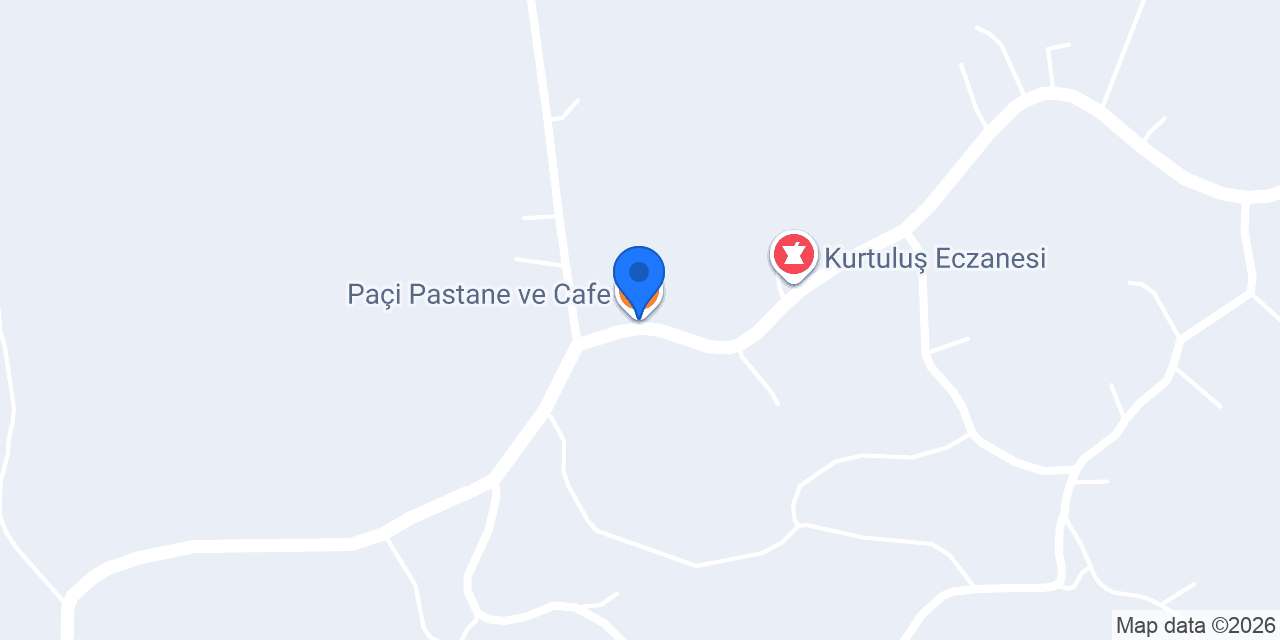Paçi Pastane ve Cafe konumu