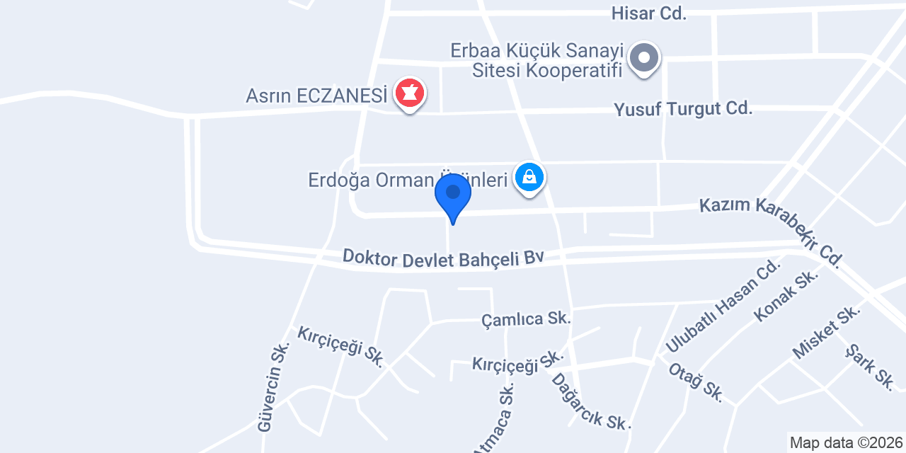 Arslan Mobilya konumu
