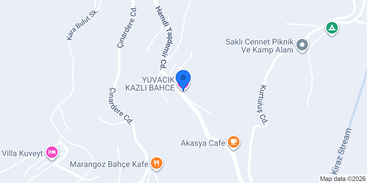 YUVACIK KAZLI BAHCE konumu