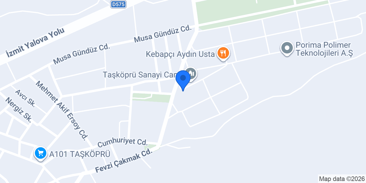Ersin Mobilya konumu