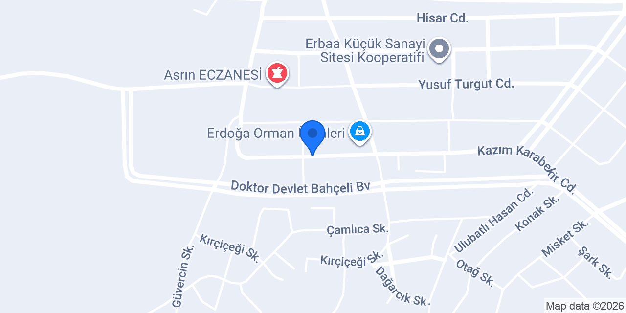 SAY mobilya ERBAA konumu