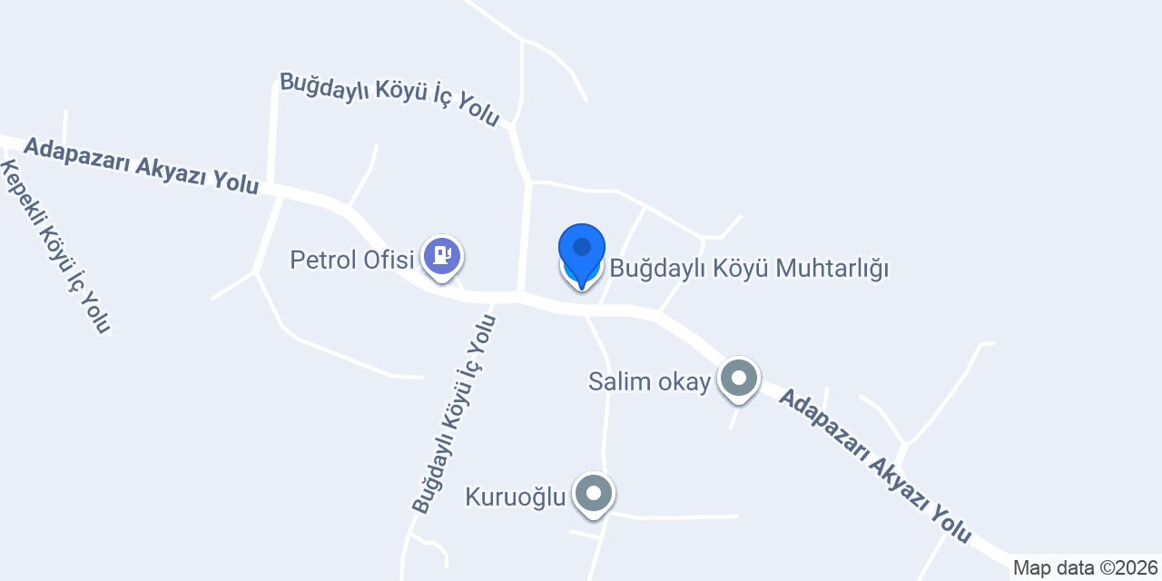 Buğdaylı Köyü Muhtarlığı konumu
