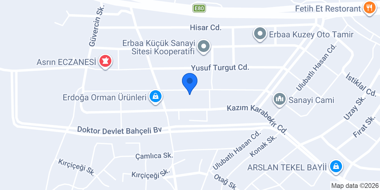 Öz Uğurlu Kaynak Makinaları konumu