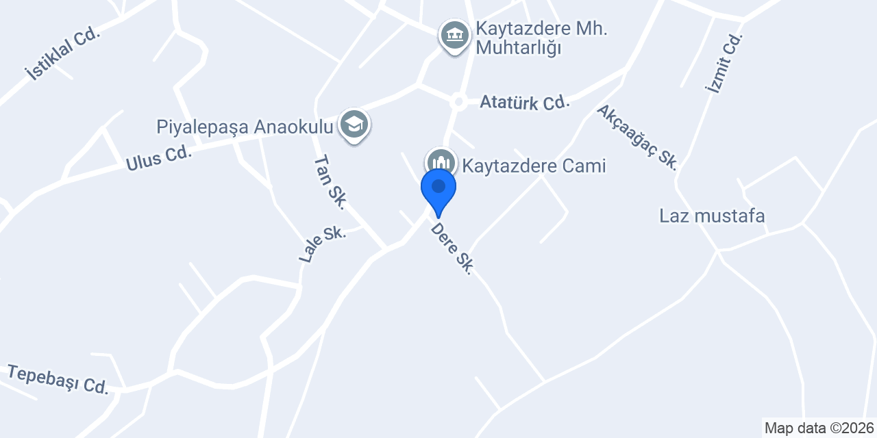 Ptt-kaytazdere Acentesi konumu