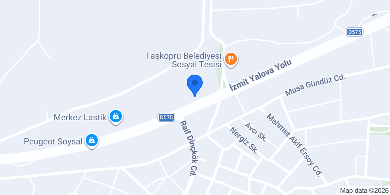 Yalova Tandır Fırını konumu