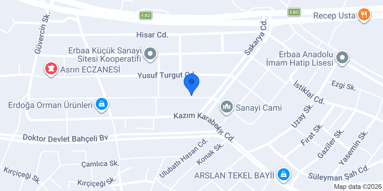 BEKA DUŞ konumu