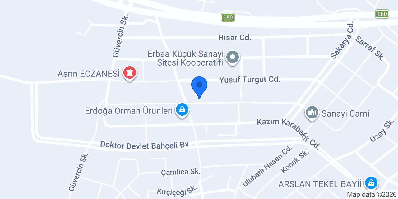 YILDIZ MOBİLYA konumu