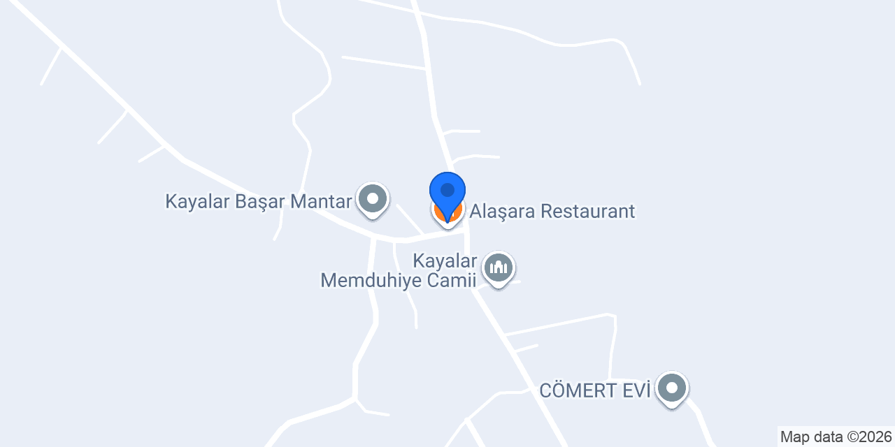 Alaşara Restaurant konumu