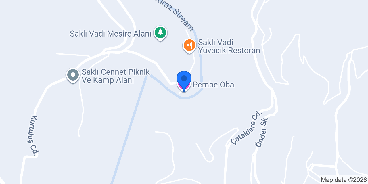 Pembe Oba konumu