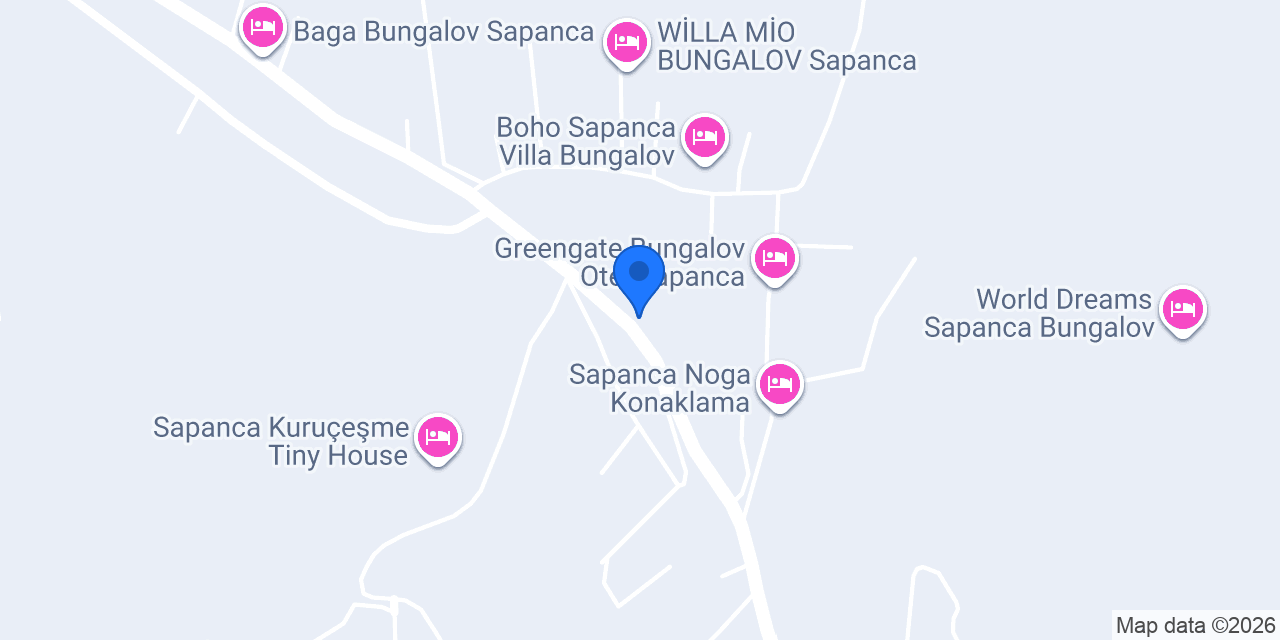 Sapanca Erdil Villa konumu
