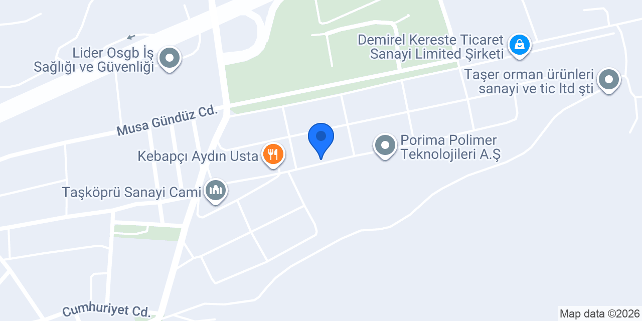 Sanayi Pide Salonu konumu