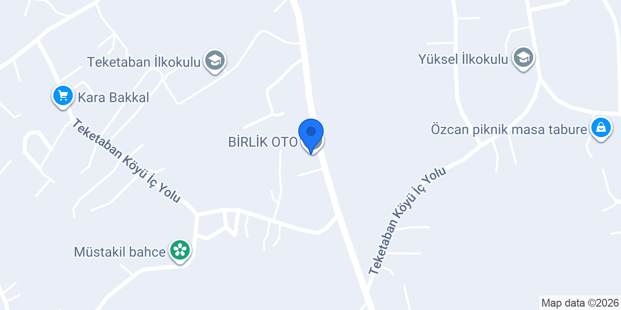 BİRLİK OTO konumu