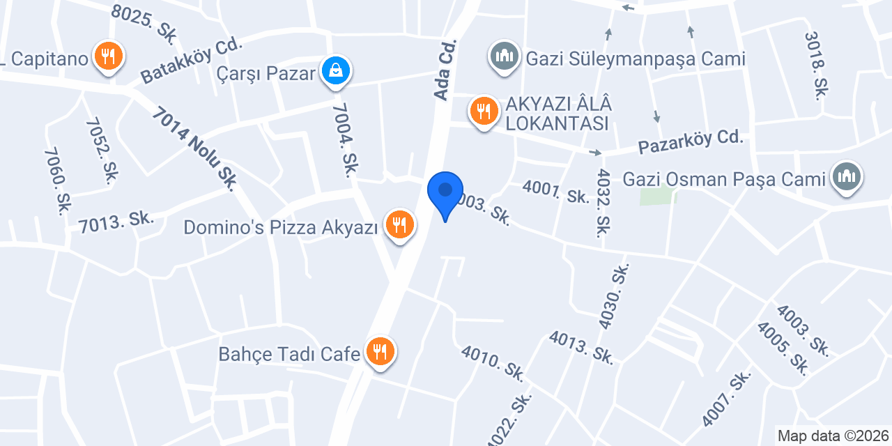 Bora Yapı konumu