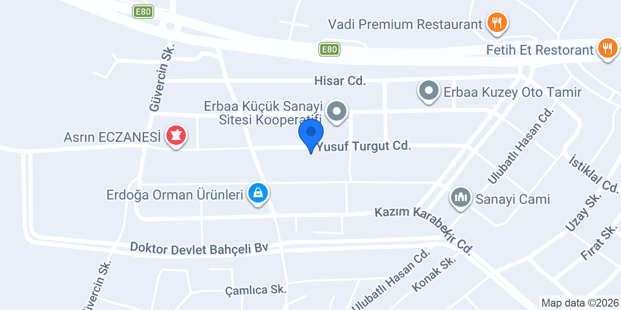 Can Oto Kaporta ve Boya konumu