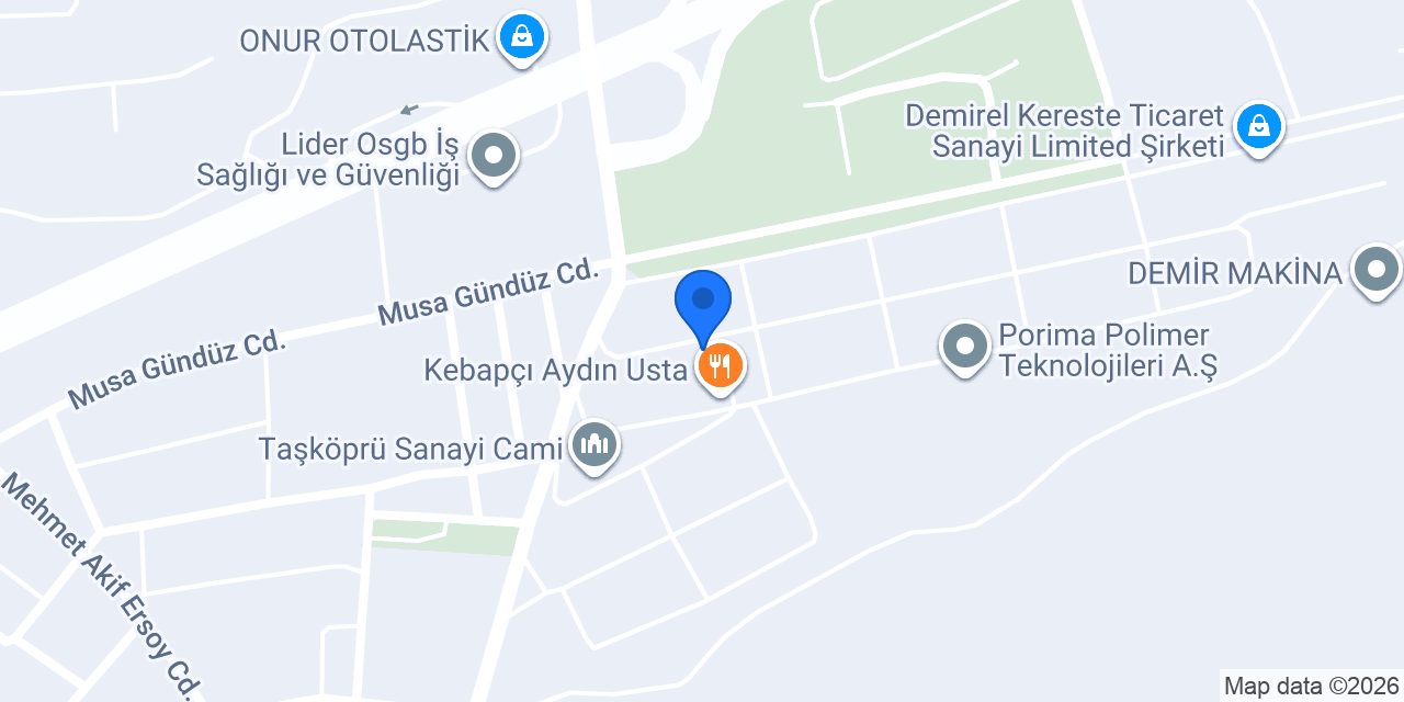 Ayyıldız Teknik Hırdavat konumu