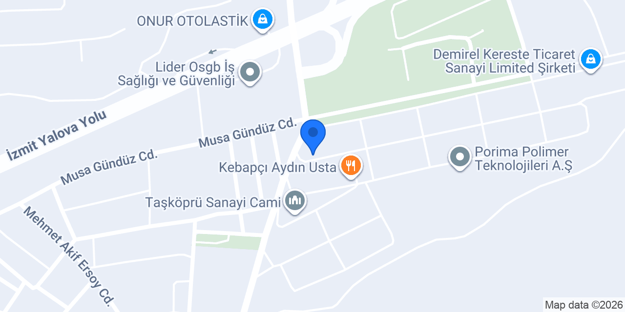 TK Tesla Kimya konumu