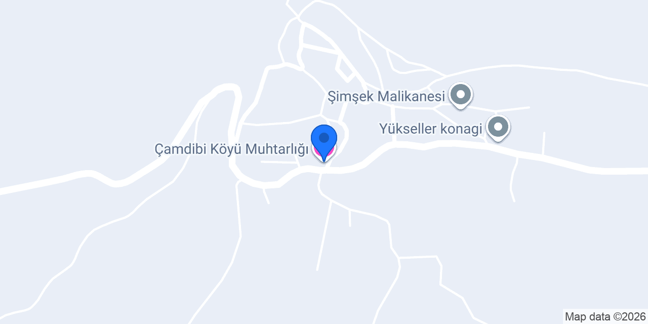 Çamdibi Köyü Muhtarlığı konumu