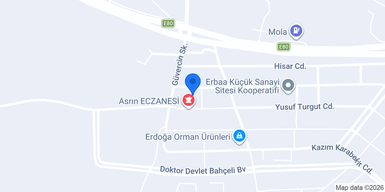 Karadeniz Oto Cam konumu