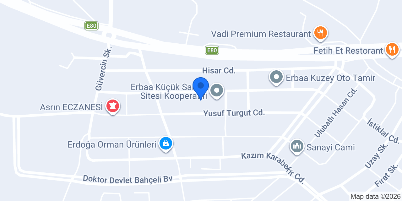 Türk Oto Renault servisi konumu