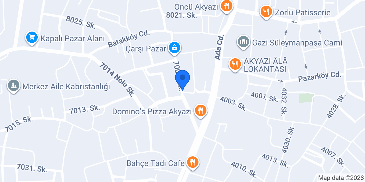 Sultan Çeyiz Tül Perde konumu