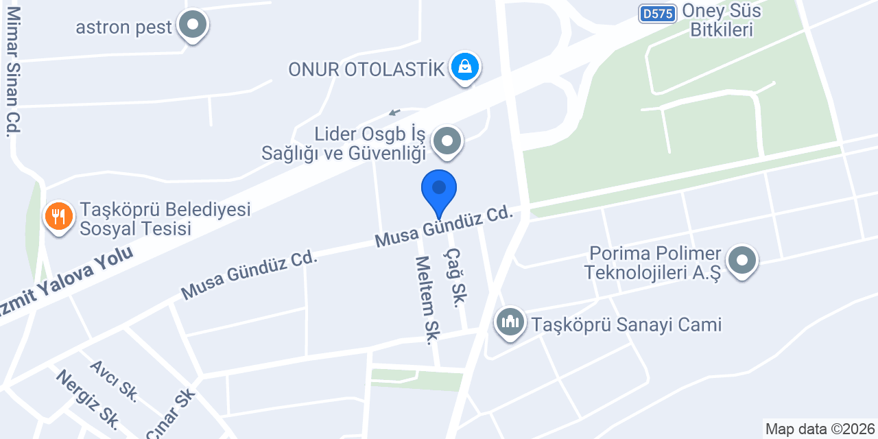 SULTAN MAKİNA - DOSERAY konumu
