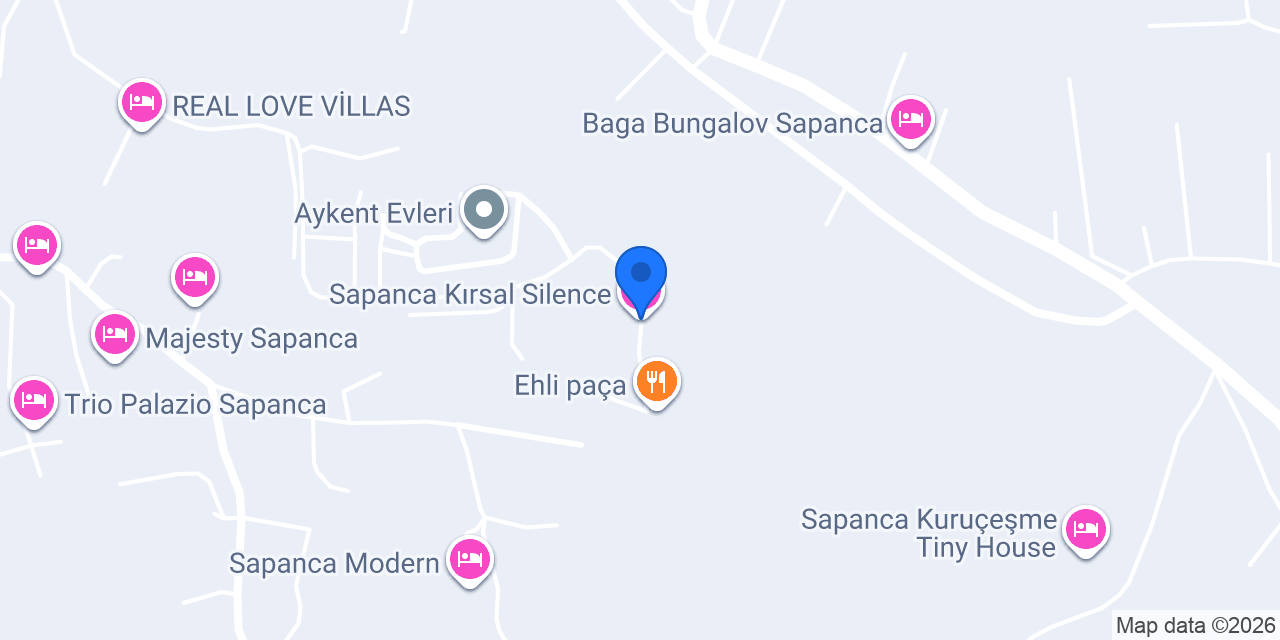 Sapanca Kırsal Silence konumu