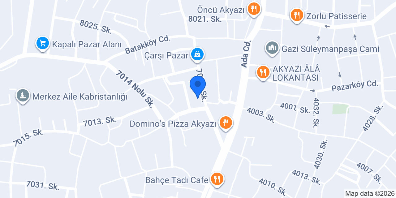 Noon Mobilya konumu