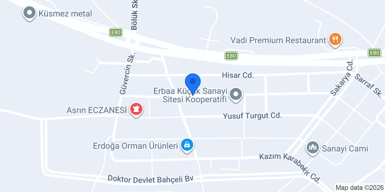 Grey Oto Yedek Parça konumu