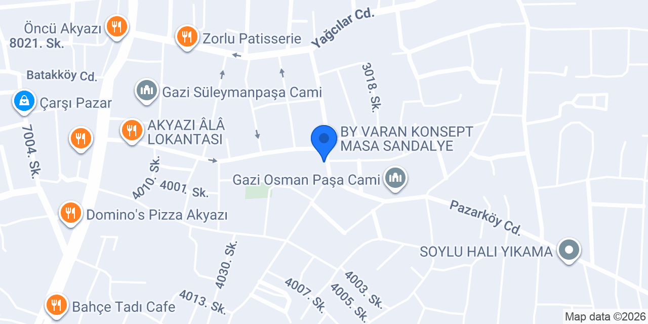Kılıç Vinç konumu