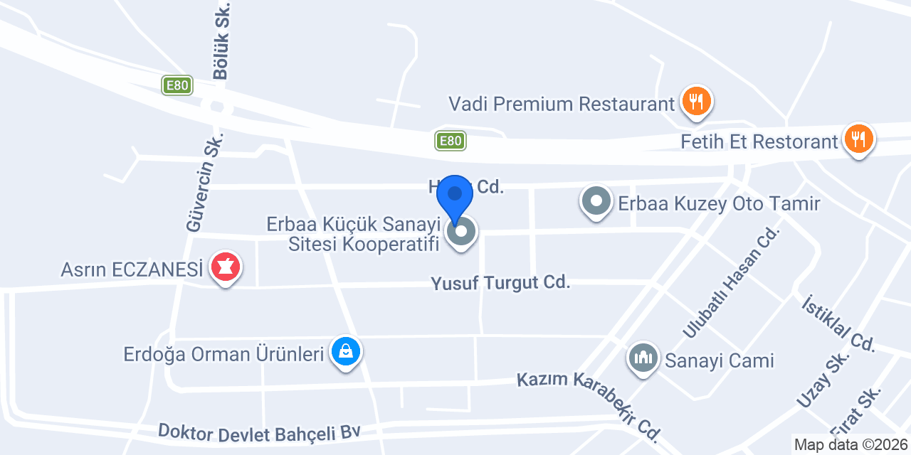 Yusuf oto elektirik erbaa konumu