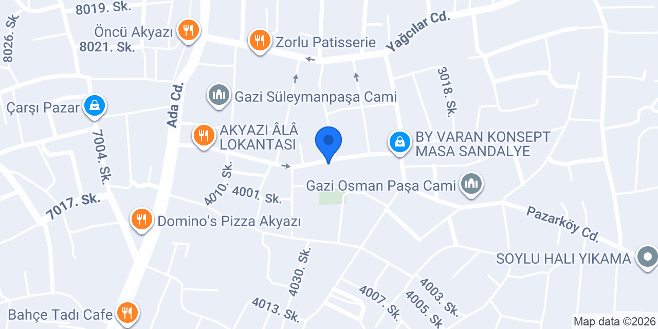 Şimşek Halı Yıkama konumu