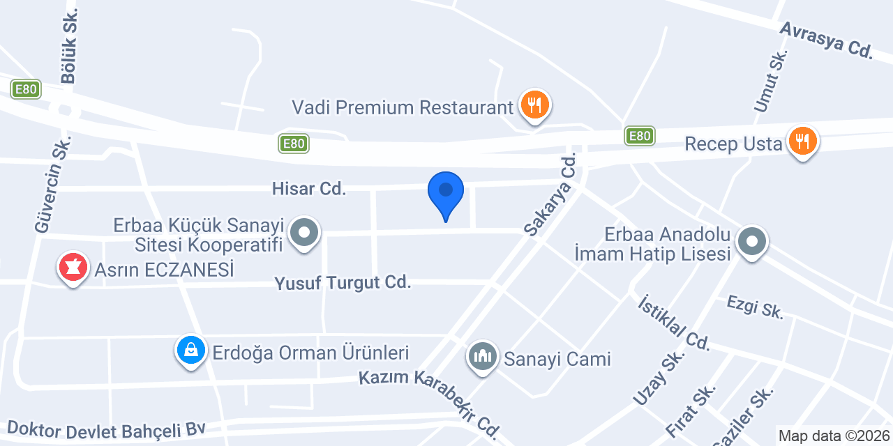 GÖKHAN USTA EGZOZ RADYATÖR konumu