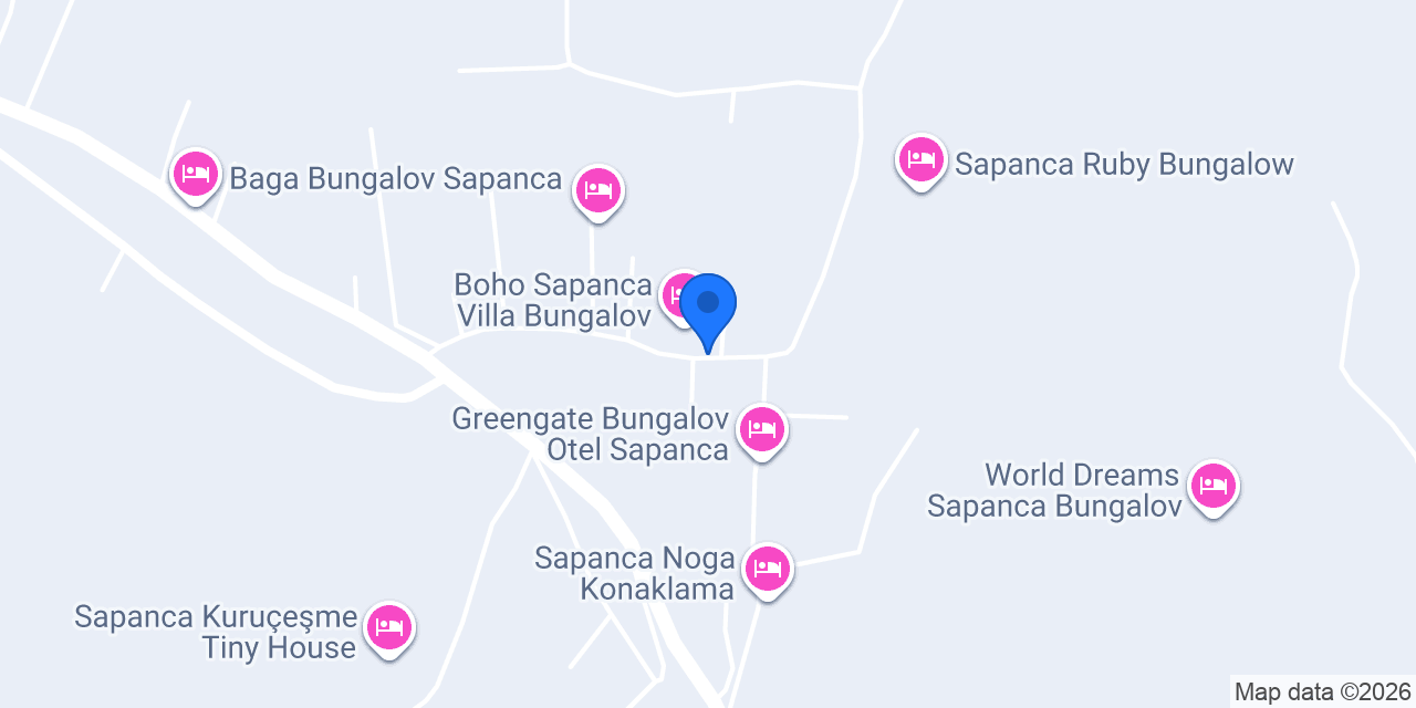 Sapanca kibar bungalow konumu