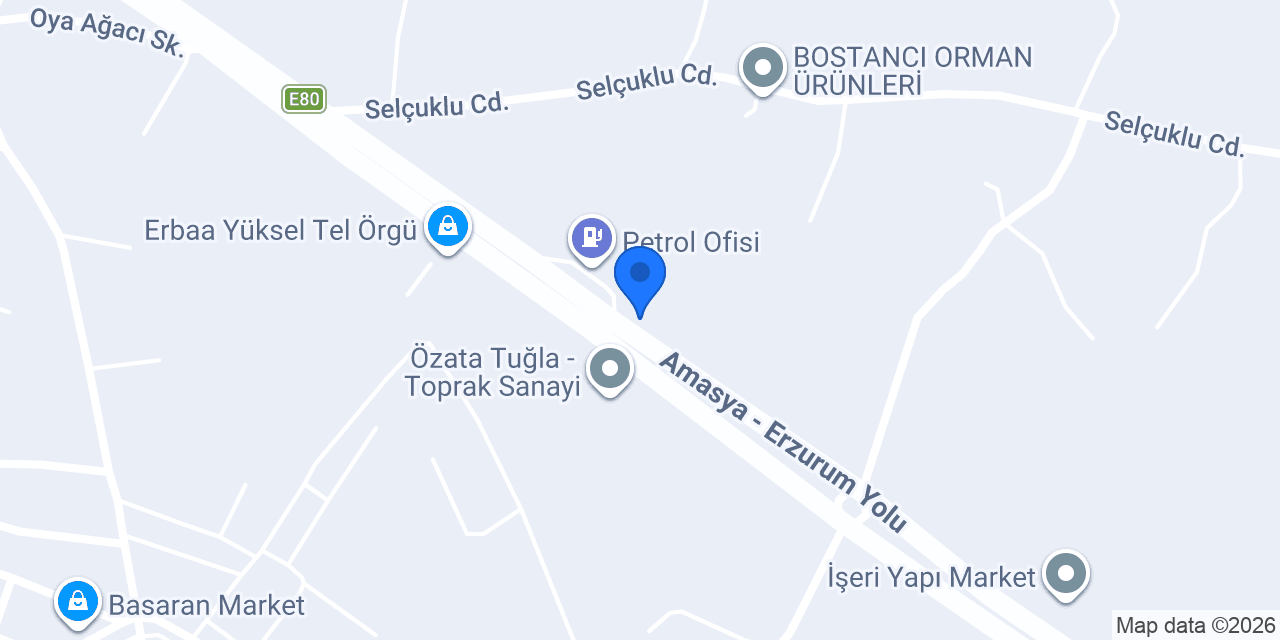 Doğtaş Exclusive Erbaa konumu