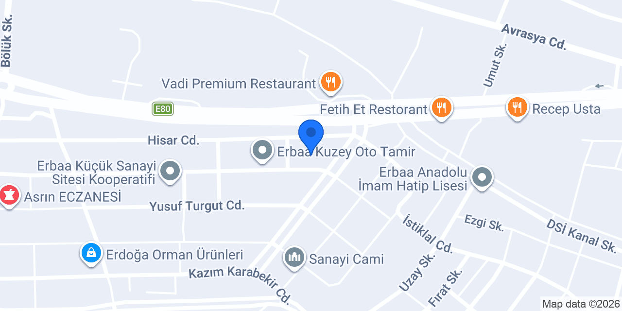 Hilal Ticaret konumu