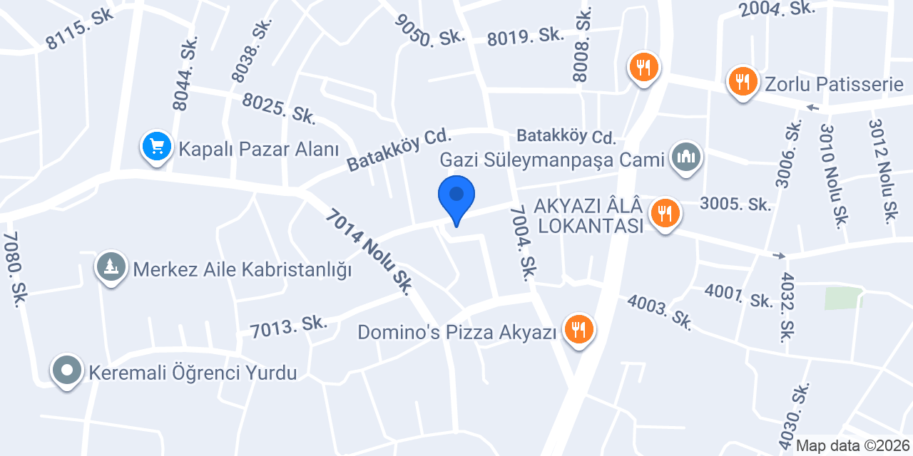 İnci Gurme konumu