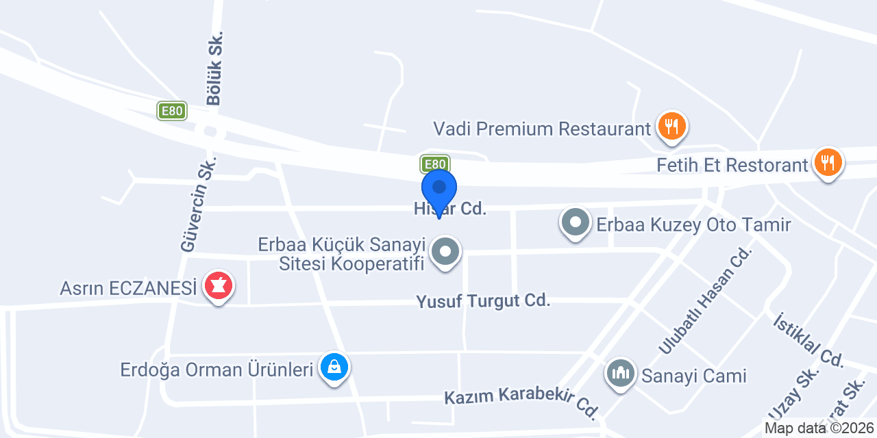 Michelin - Koçhisar Otomotiv konumu
