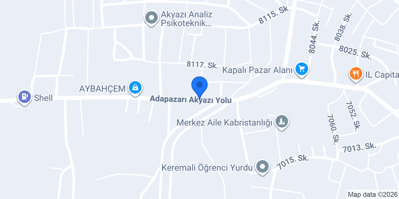 Öz Başer Un Fabrikası konumu