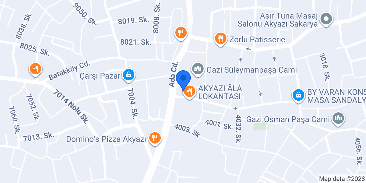 Cinal Eczanesi konumu