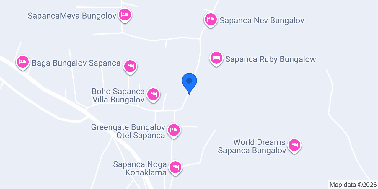 Hilltown Sapanca Bungalov konumu