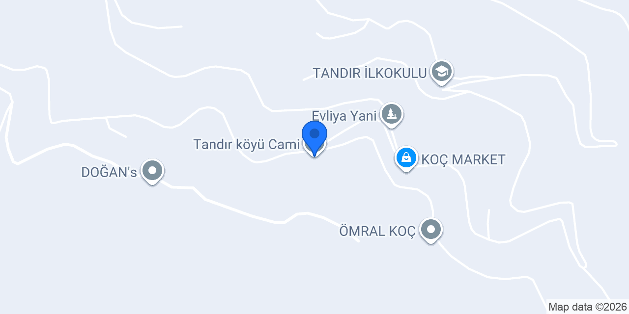 Tandır Köyü Muhtarlığı konumu