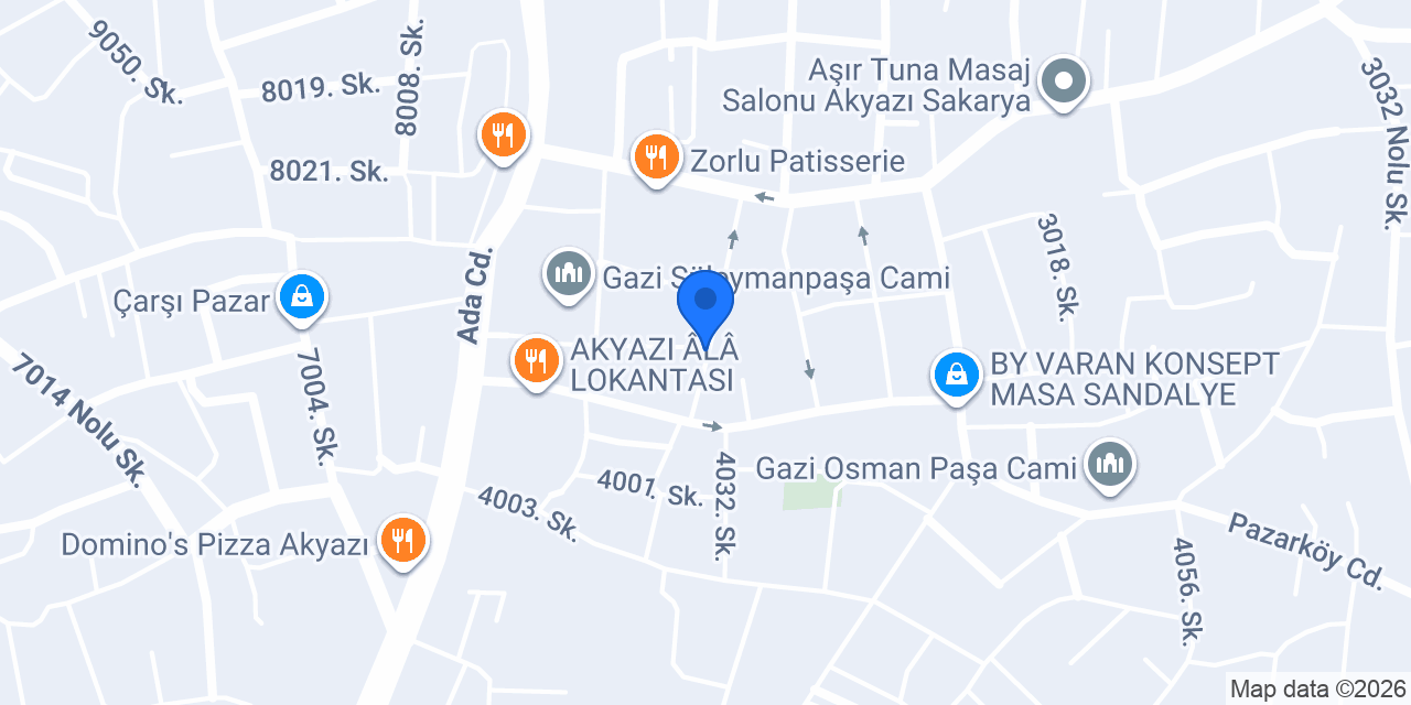 Türkyılmaz Çilingir anahtarcı konumu