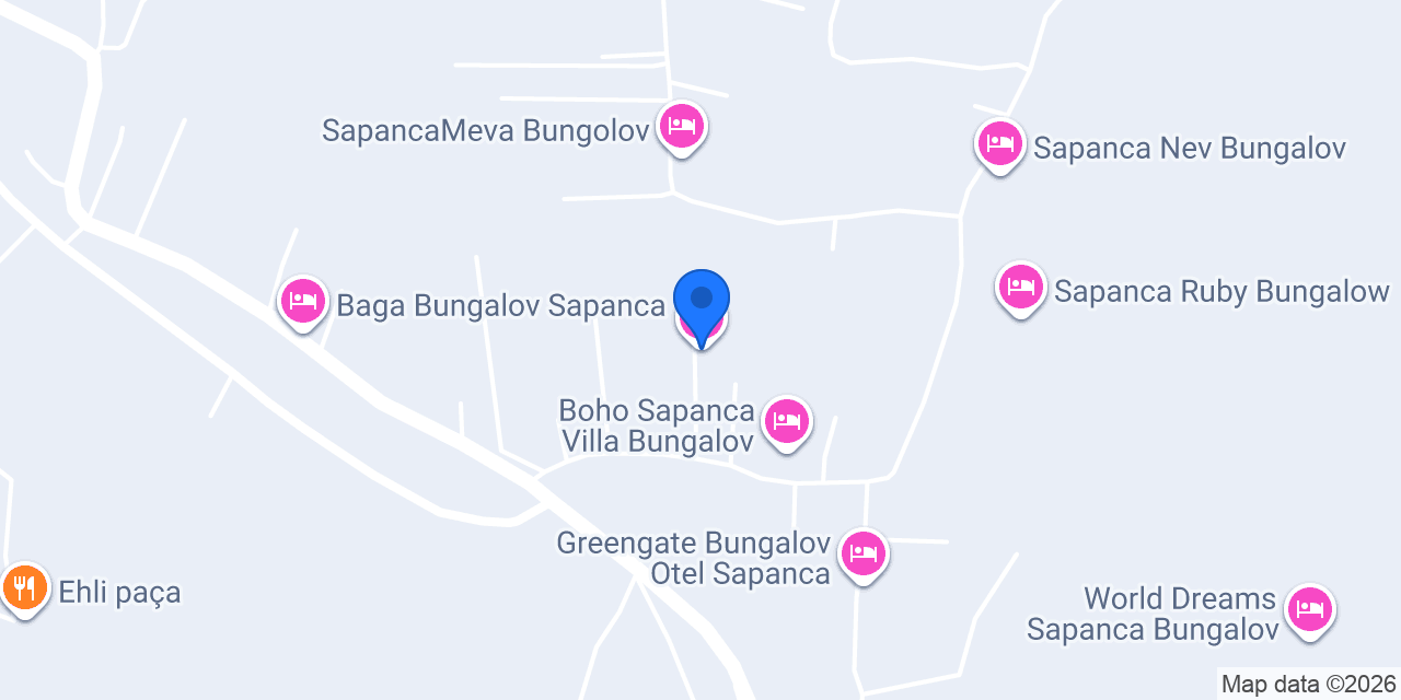 WİLLA MİO BUNGALOV Sapanca konumu