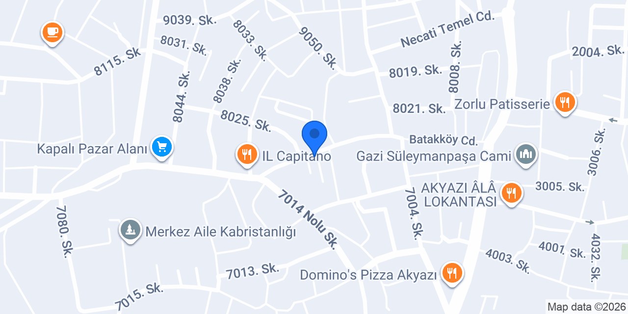 Aytaş Mobilya İnş. Tur. San. ve Tic. A.Ş konumu