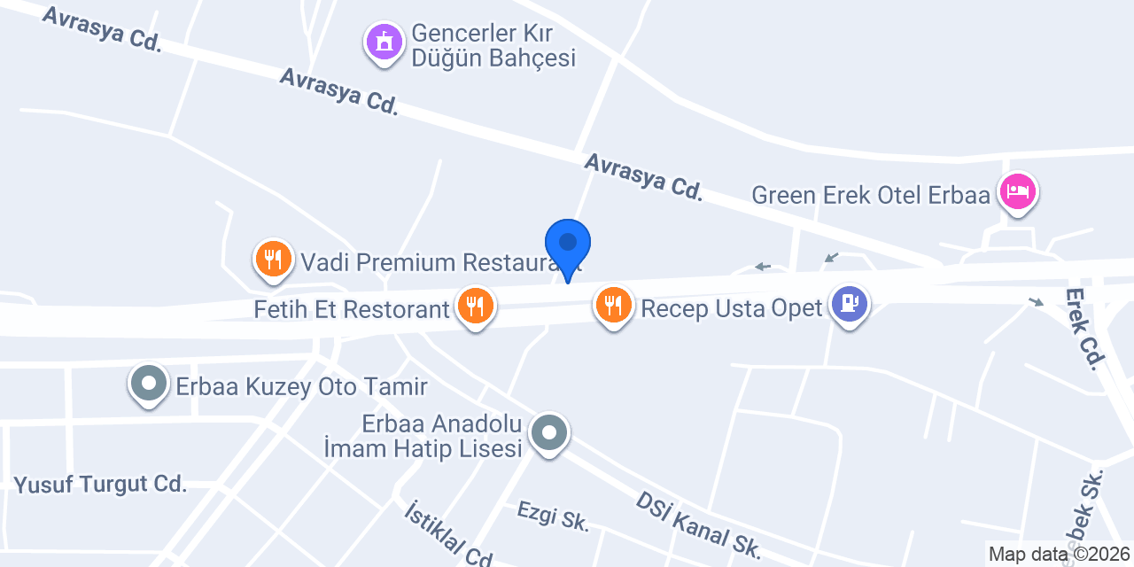 Ergül Mobilya - Temiz Home konumu