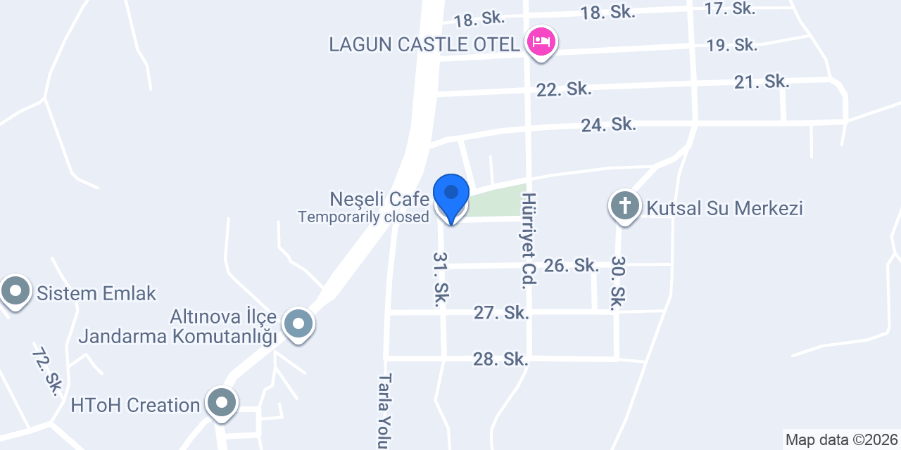 Neşeli Cafe konumu