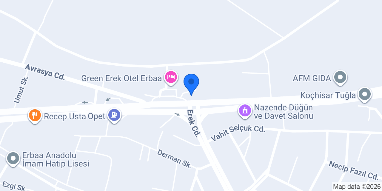 Erek tugla konumu