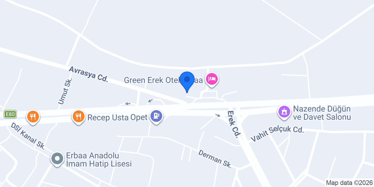 Başak Motor Erbaa konumu