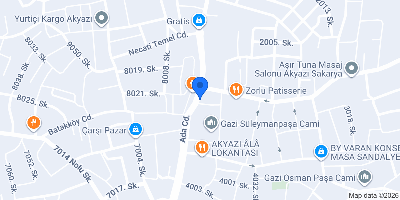 Talu Lezzet Köşesi konumu